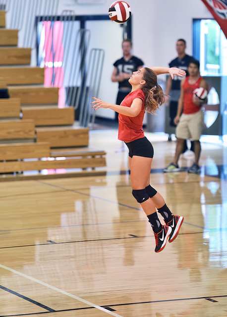 Jump Serve in volleyball