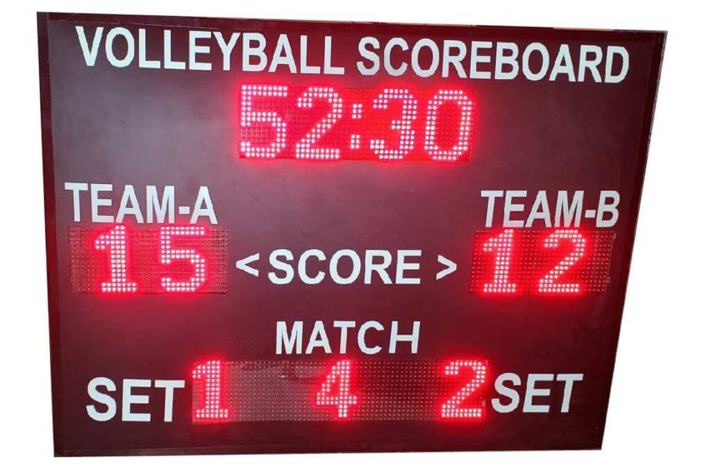 Volleyball scoreboard